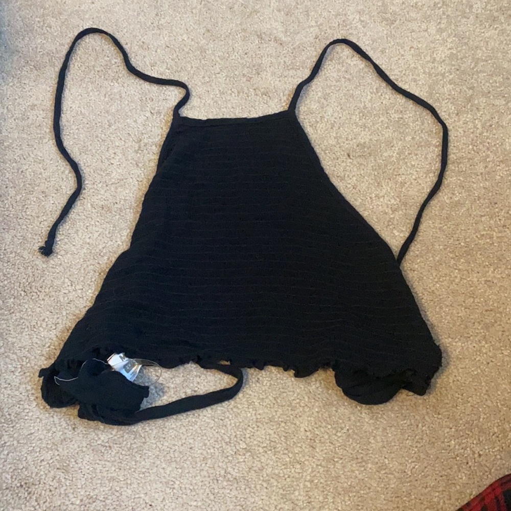 Black pac sun crop top